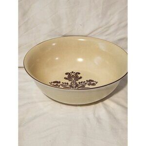 Vintage Pfaltzgraff VILLAGE Tan Brown 10" serving bowl